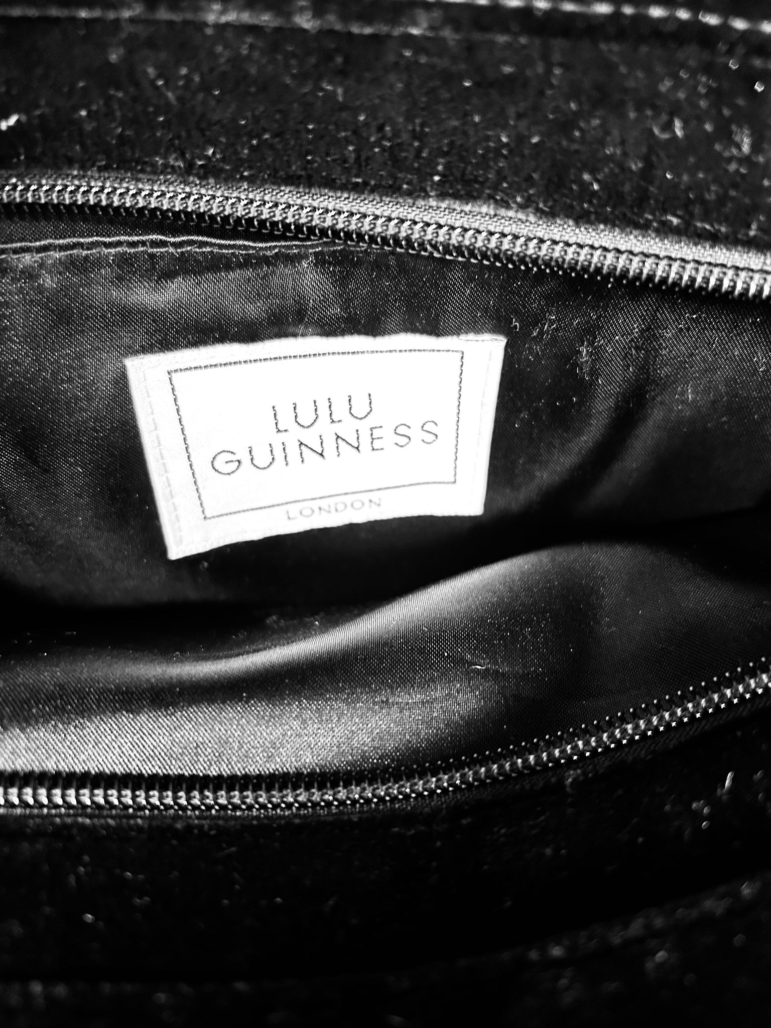 (Vintage) Lulu Guinness Embroidered Velvet Bag