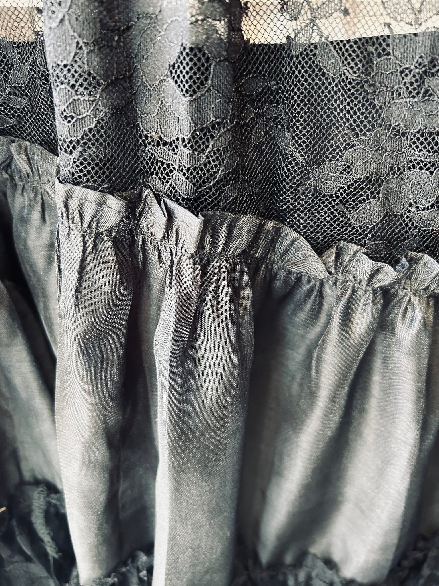 Alessia Floral Lace Asymmetric Midi Dress