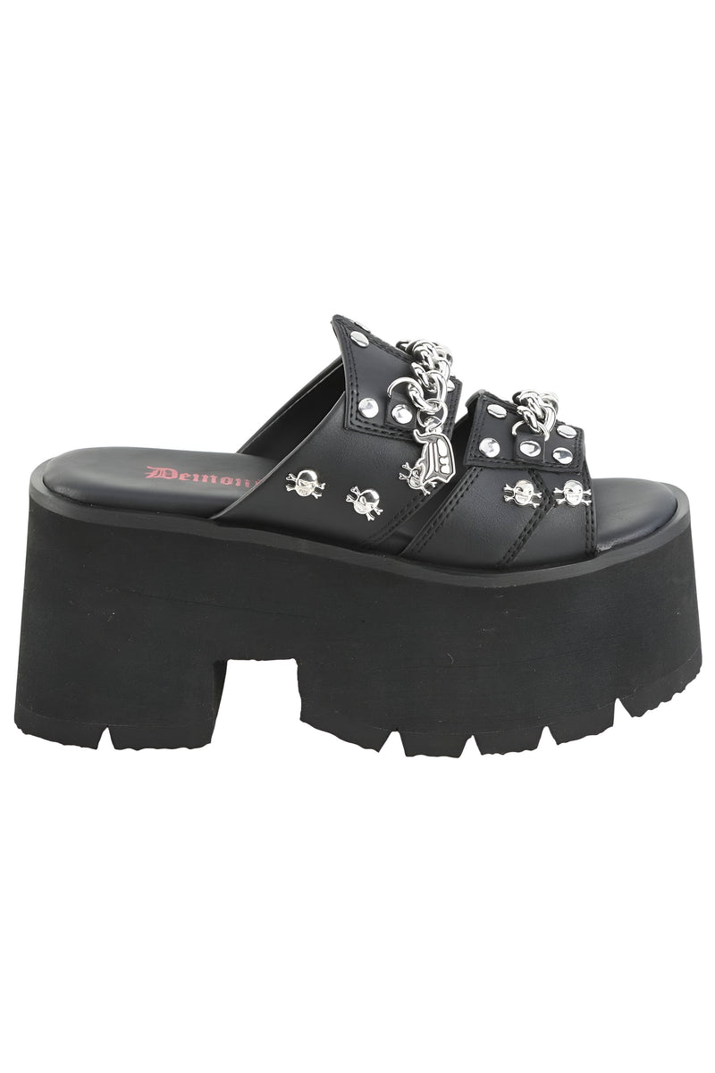 靴 TOKYO BLACK PLATFORM SANDALS S YELLO / TOKYO BLACK PLATFORM SANDALS