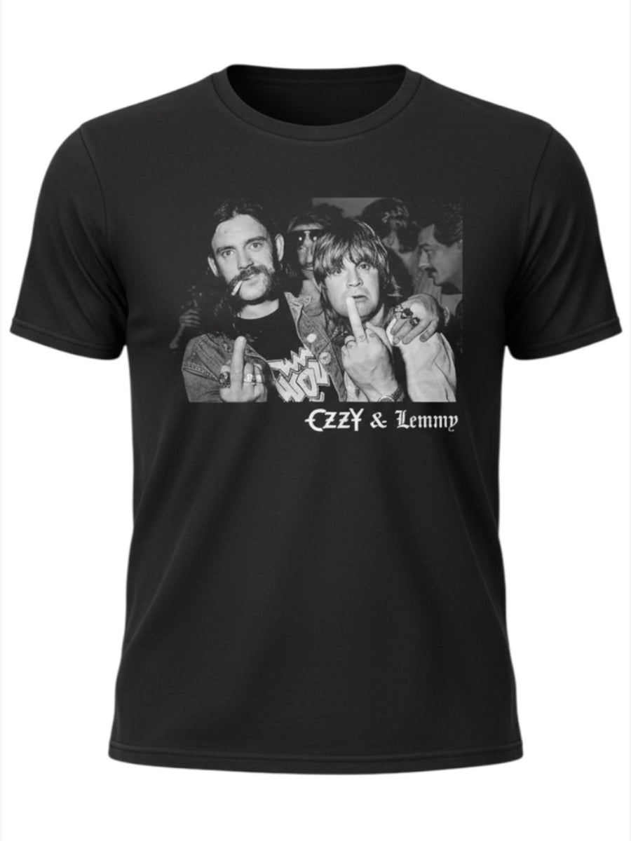 トップス lemmy8 OVY Ozzy & Lemmy Official Licensed Band Tee | Manic Merch | Thirteen