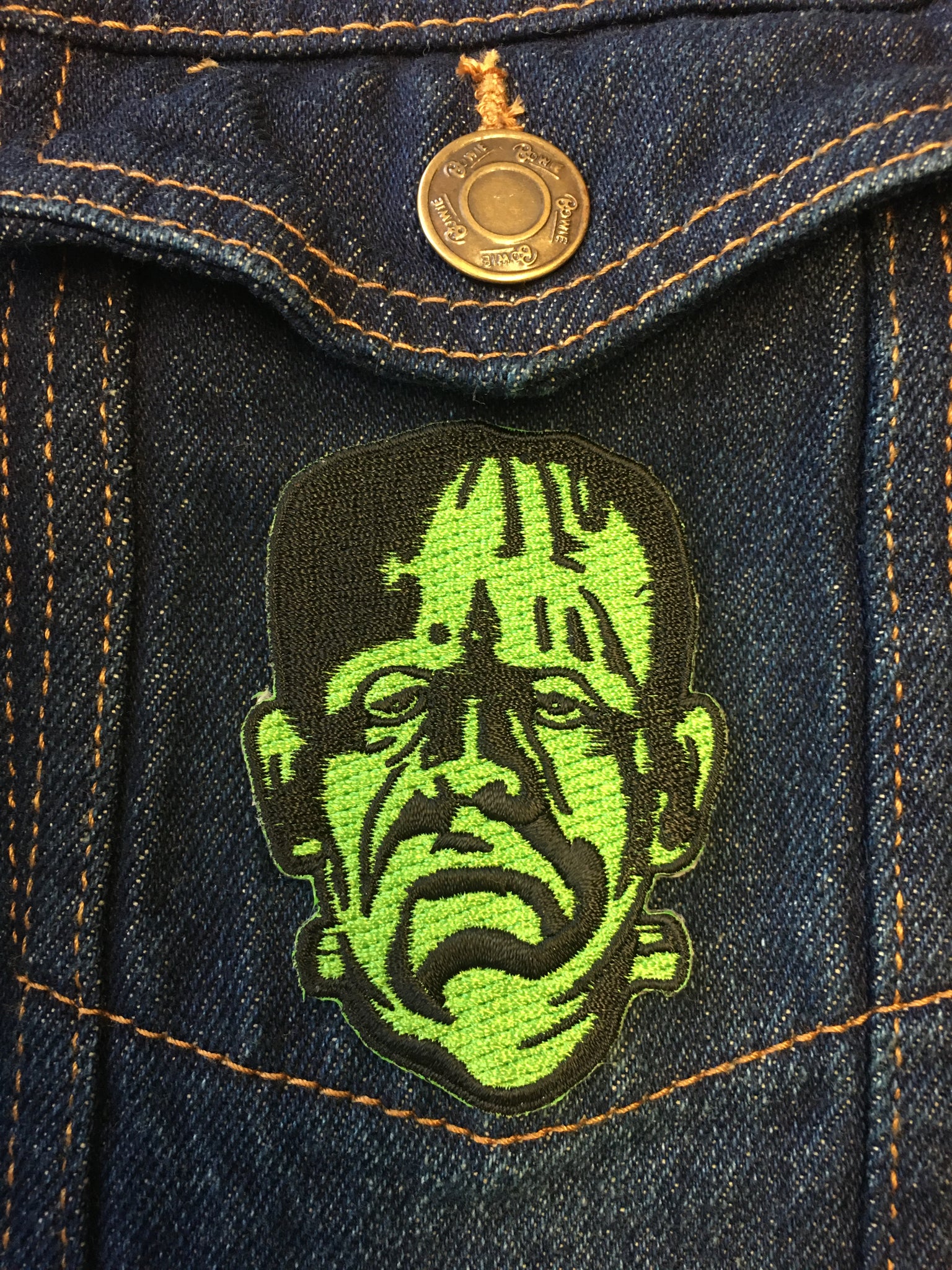Frankenstein in Green Patch (3" x 2.5")