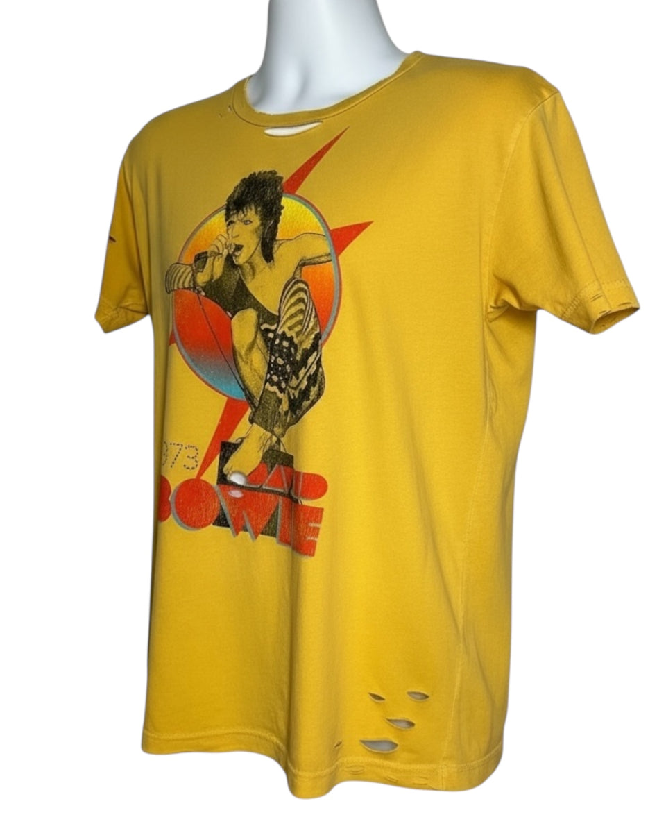 ヴィンテージTシャツ1973年David Bowie非売品 David Bowie - 1973 Singing Graphic Unisex Tee – Thirteen Vintage