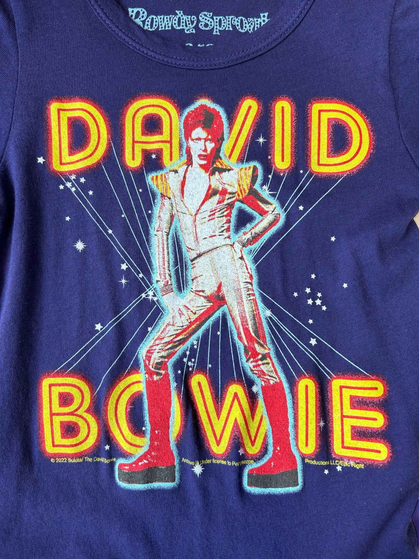 Rowdy Sprout - David Bowie Ziggy Stardust Onesie