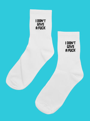 I Don't Give A F**k Crew Socks