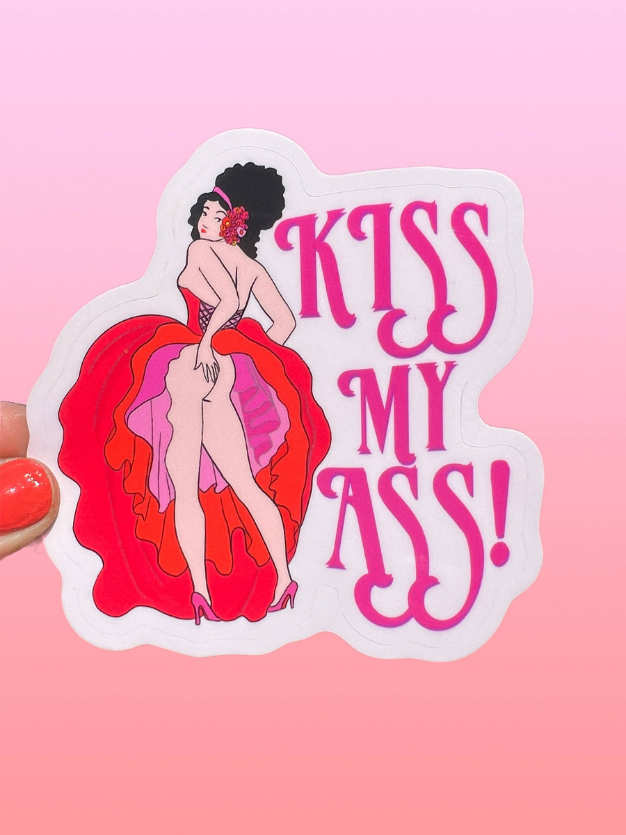 見本盤のみ特別企画 帯付きKISS 「DOUBLE〜&KISS MY ASS」 Astral Weekend Kiss My Ass Vinyl Sticker | Thirteen Vintage