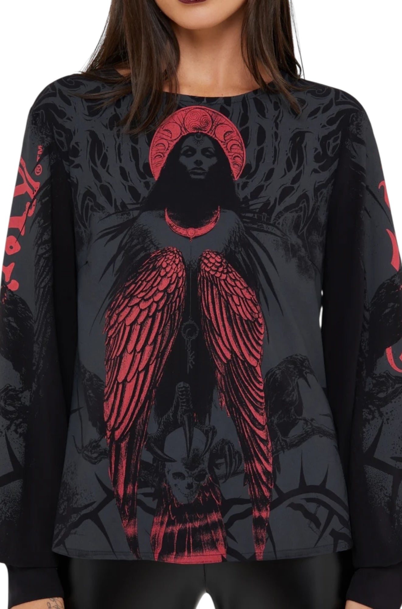 Killstar x Alchemy - Mórrígan Moon Long Sleeve Top