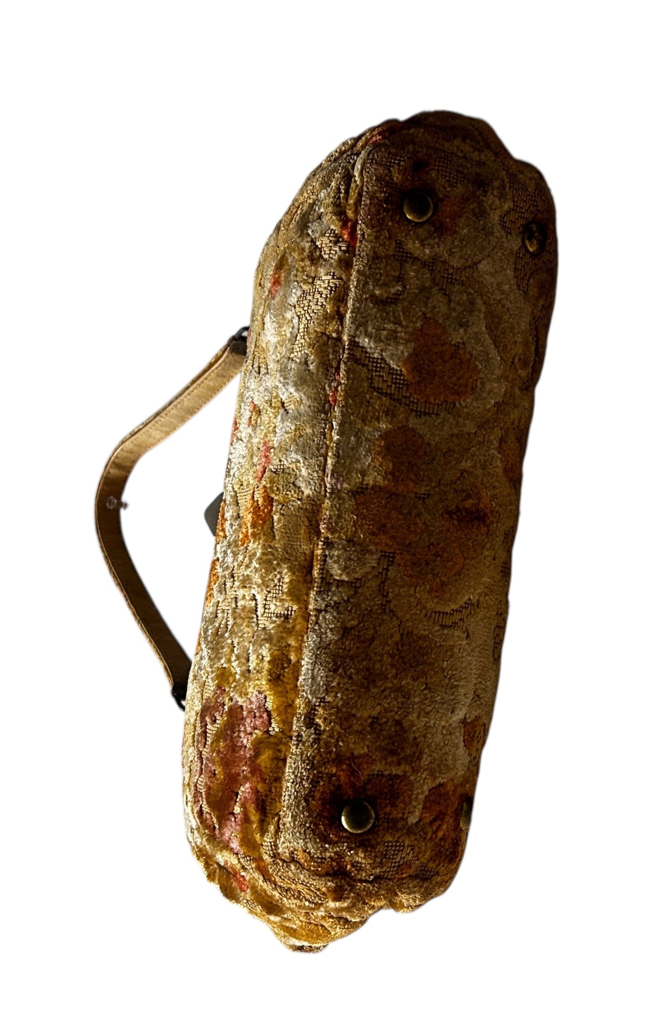 Vintage - Flowers Pattern Carpet Handbag ( Sold AS IS )