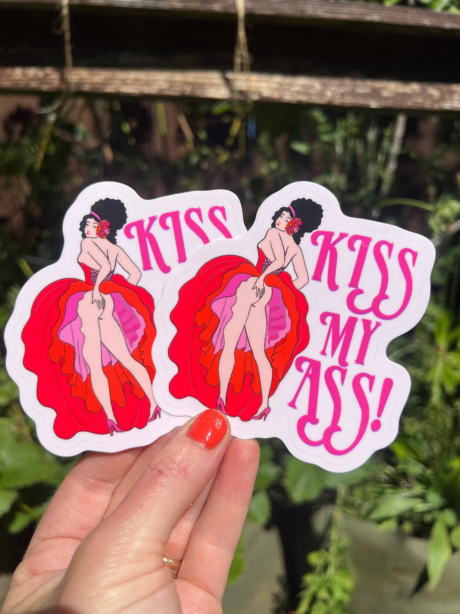 Astral Weekend Kiss My Ass Vinyl Sticker | Thirteen Vintage