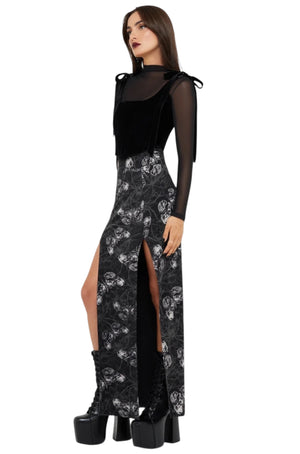 Killstar x Alchemy Gothic - SPIDRASICA’S WEB Maxi Skirt