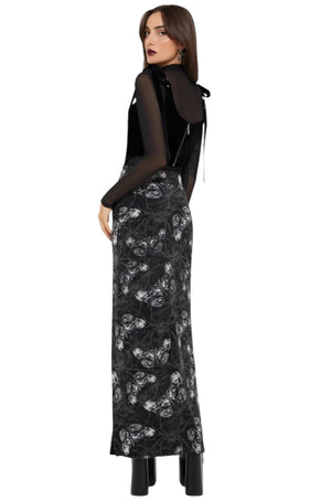 Killstar x Alchemy Gothic - SPIDRASICA’S WEB Maxi Skirt