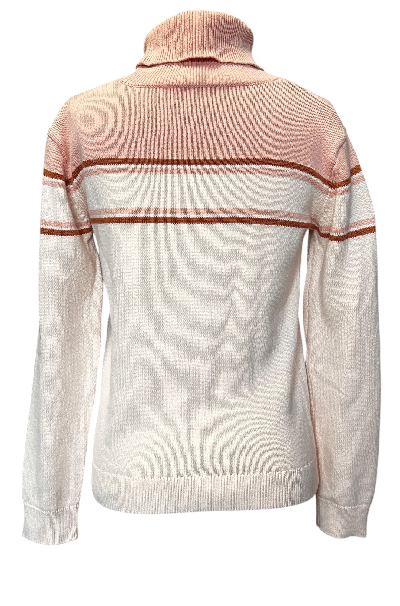 Pre-Owned Chloé Two-Tone Logo Turtleneck Sweater