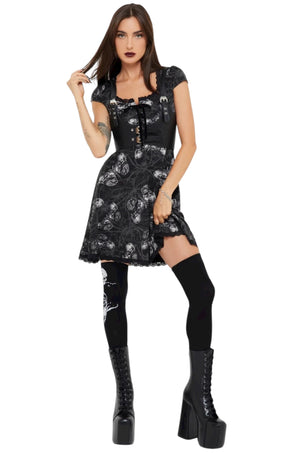 Killstar x Alchemy SPIDRASICA’S WEB Mini Dress