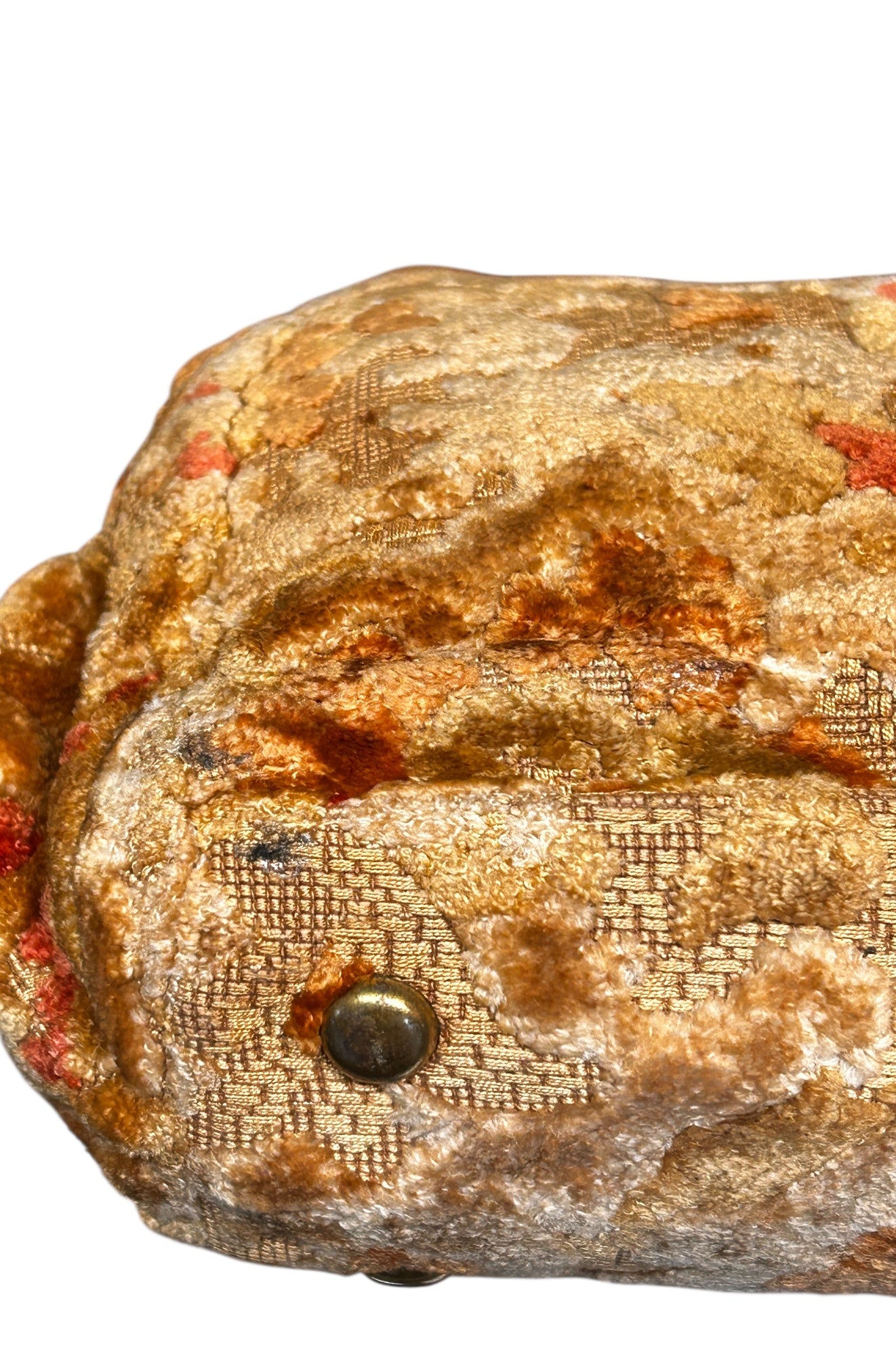 Vintage - Flowers Pattern Carpet Handbag ( Sold AS IS )