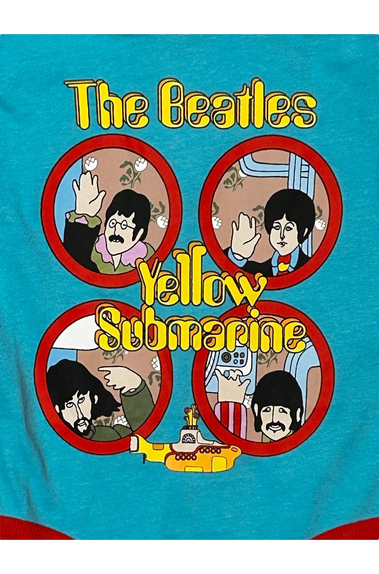 The Beatles Yellow Submarine Baby Onesie
