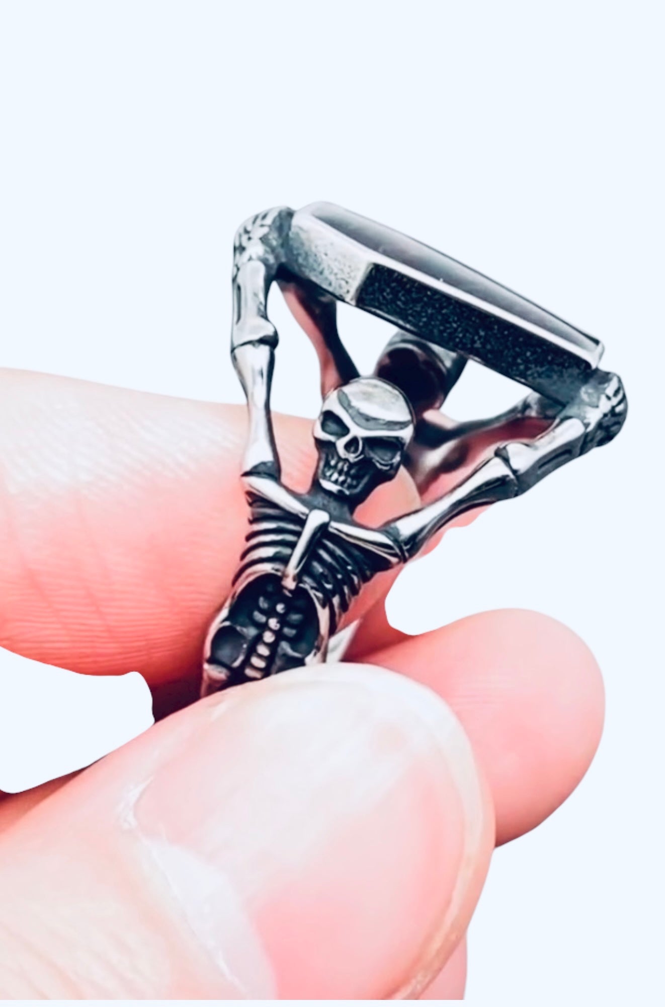 Vampire Coffin Gothic Stainless Steel Ring