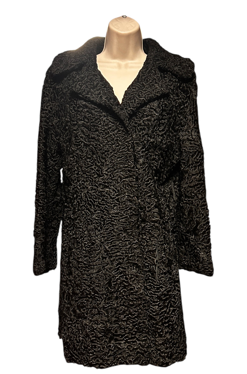 Vintage Flemington Furs Lamb Wool Coat