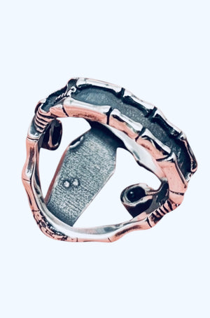 Vampire Coffin Gothic Stainless Steel Ring