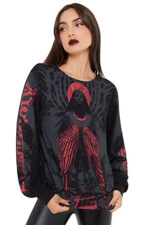 Killstar x Alchemy - Mórrígan Moon Long Sleeve Top