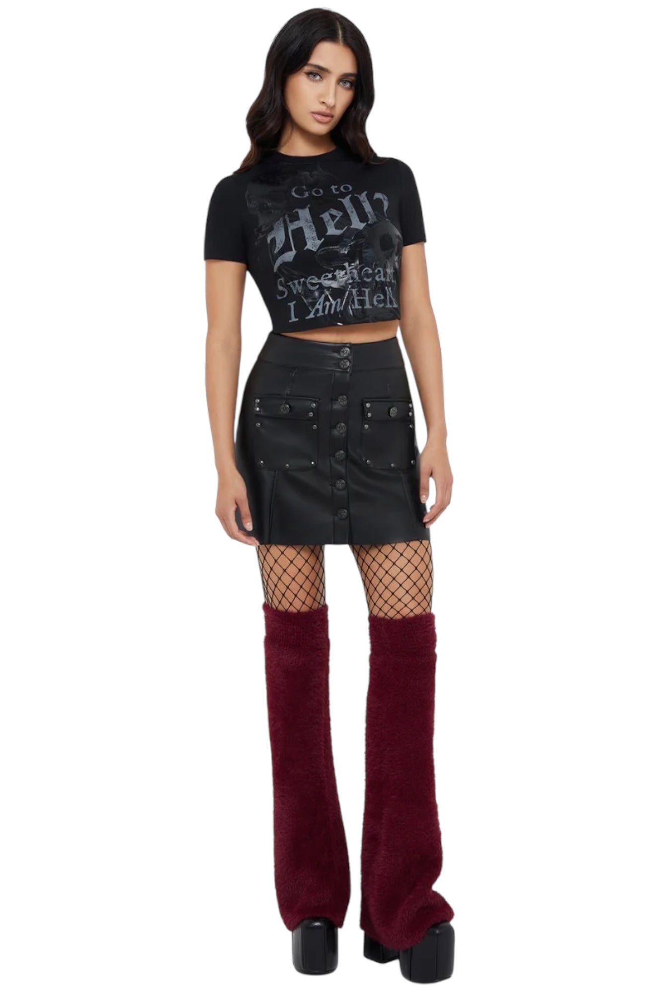 Killstar - Velvet Frame Skirt