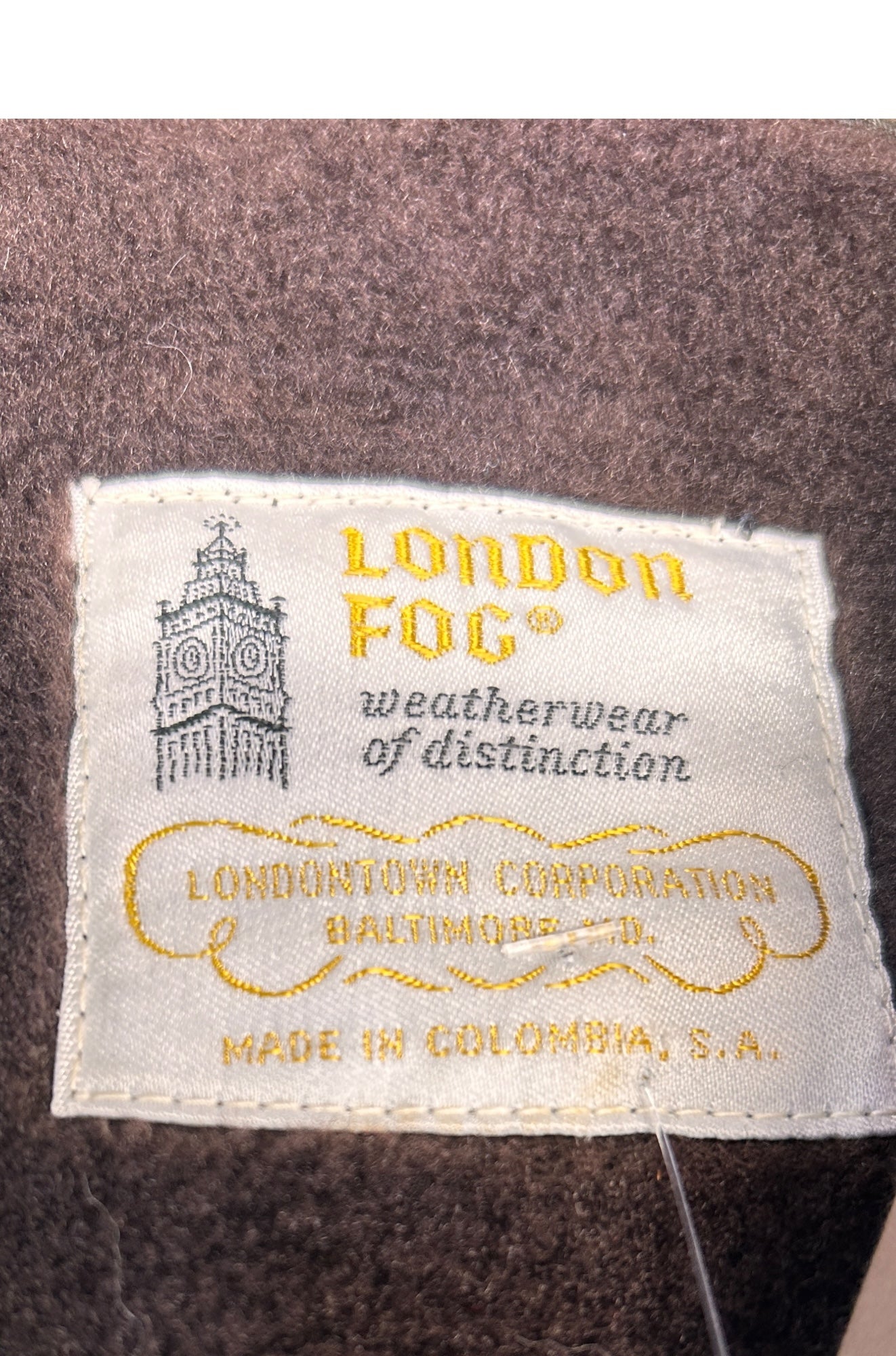 Vintage London Fog Plush Lining Men’s Jacket