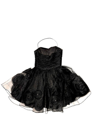 Vintage - Betsey Johnson - Rosette Tulle Mini Dress  Thirteen Vintage