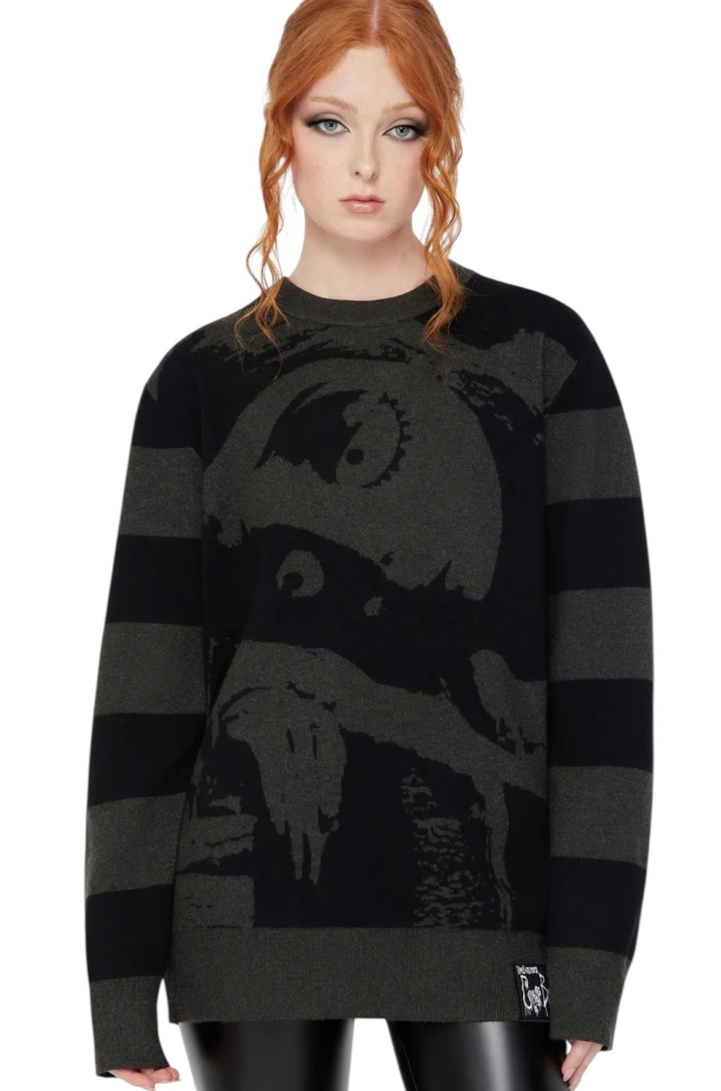 Corpse Bride x Killstar - Emily Stripe Knit Jumper