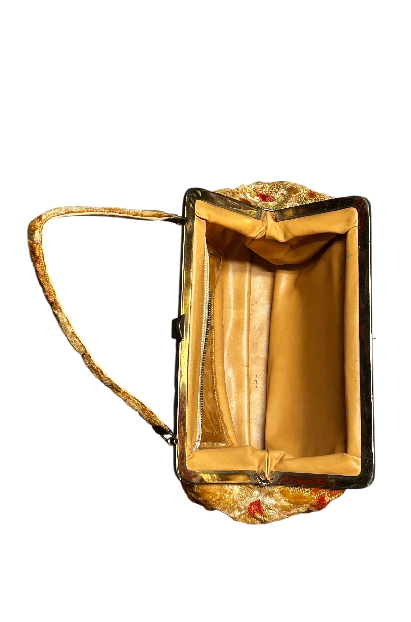 Vintage - Flowers Pattern Carpet Handbag ( Sold AS IS )