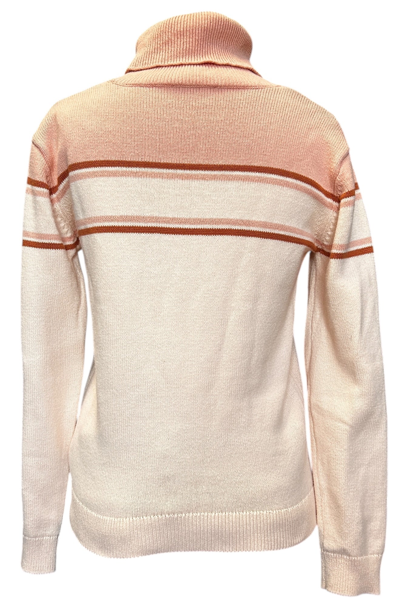 Pre-Owned Chloé Two-Tone Logo Turtleneck Sweater