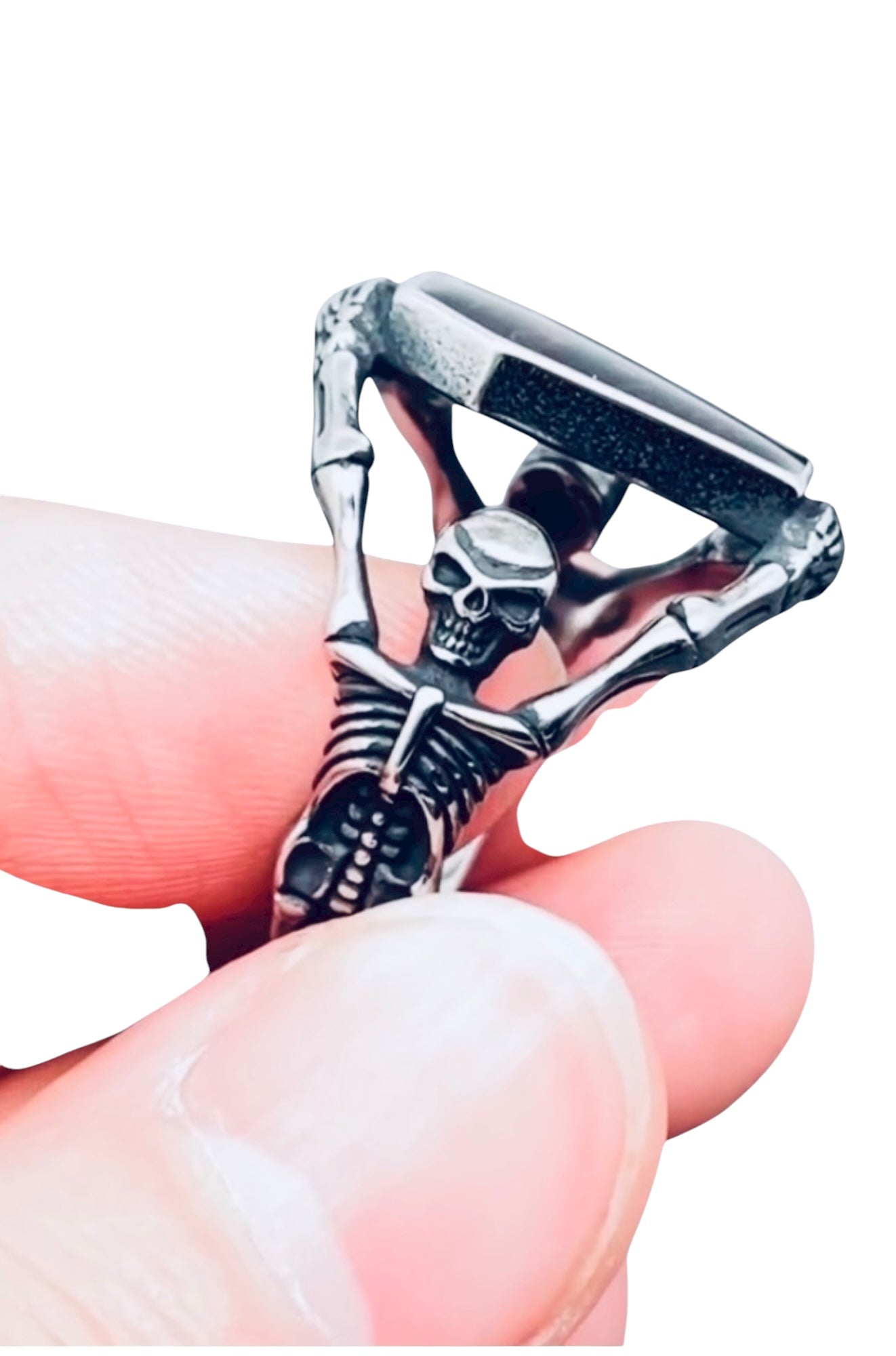 Vampire Coffin Gothic Stainless Steel Ring