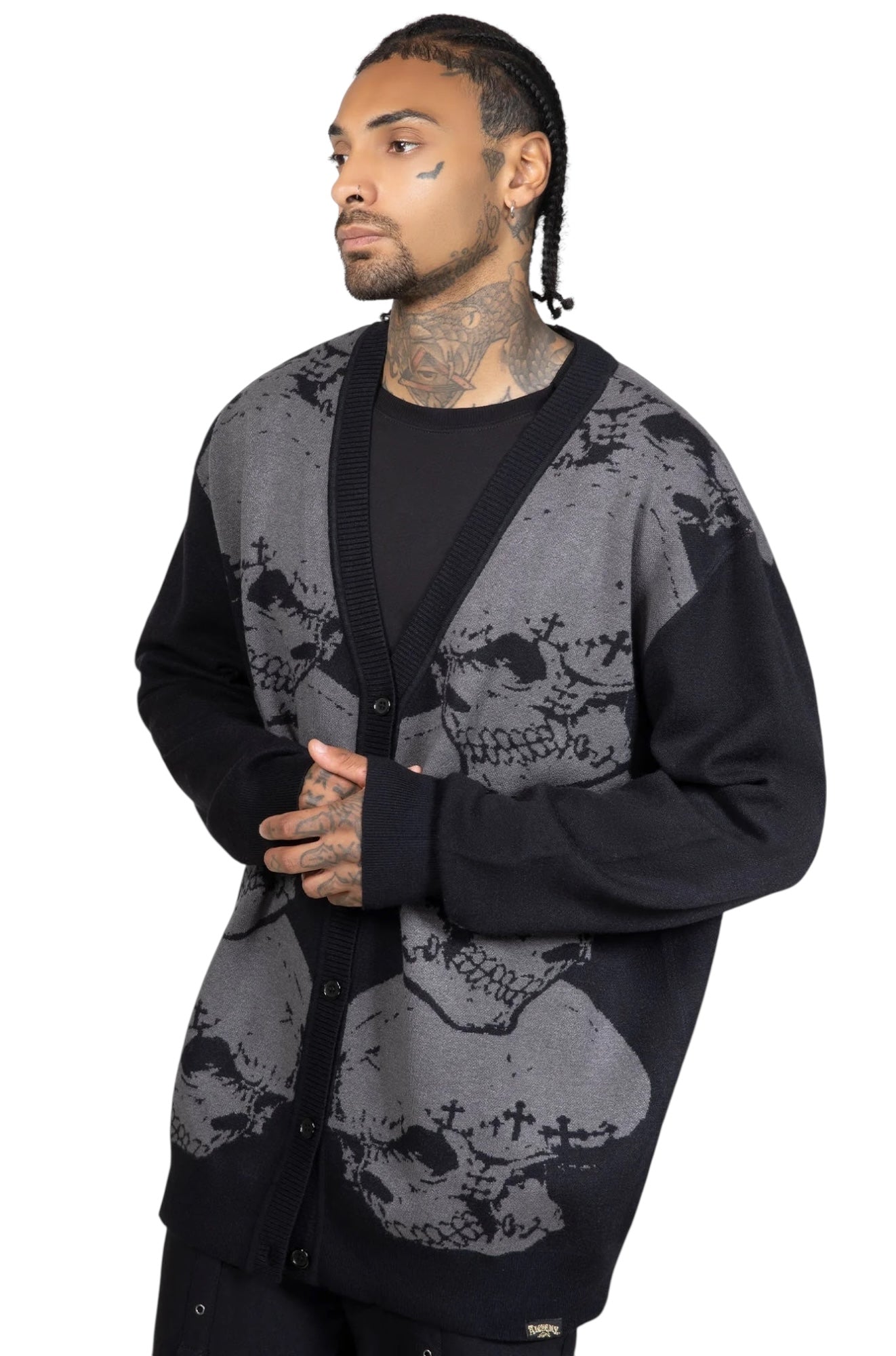 Killstar x Alchemy- Headstone Knit Cardigan