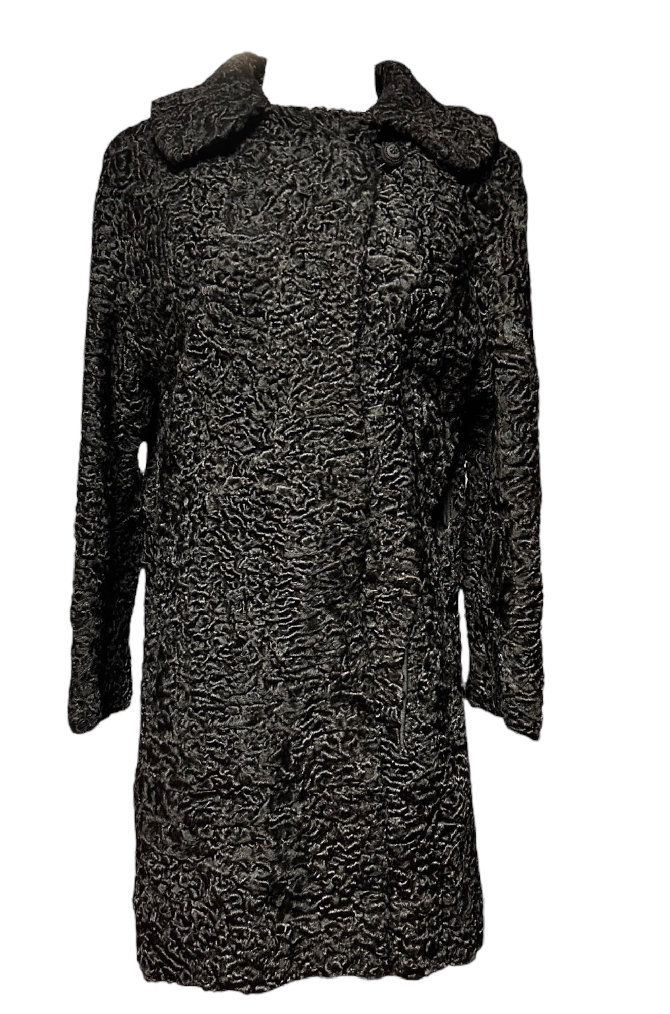 Vintage Flemington Furs Lamb Wool Coat