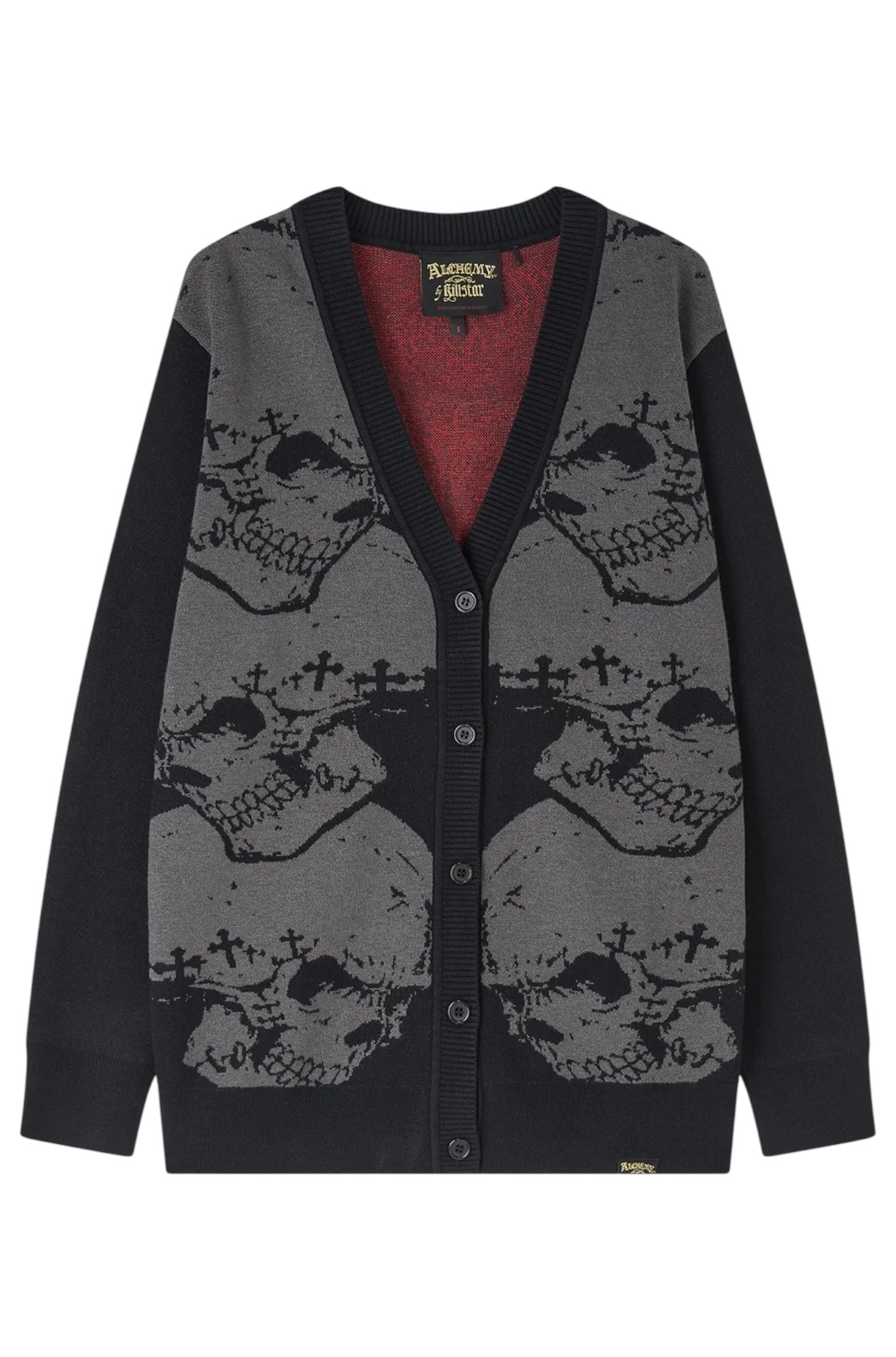 Killstar x Alchemy- Headstone Knit Cardigan
