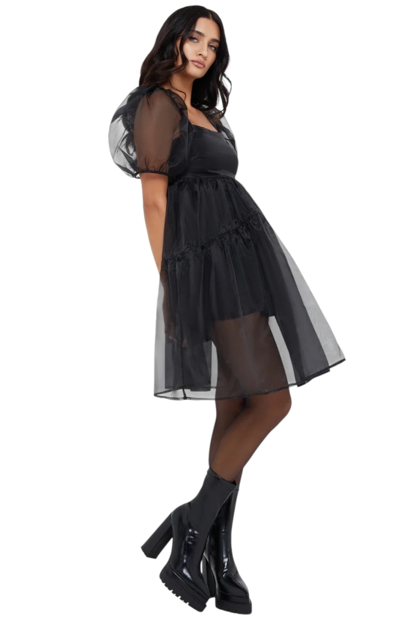 killstar dress Killstar Kihilist Eye Of Eris Midi Dress Black