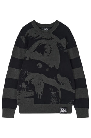 Corpse Bride x Killstar - Emily Stripe Knit Jumper