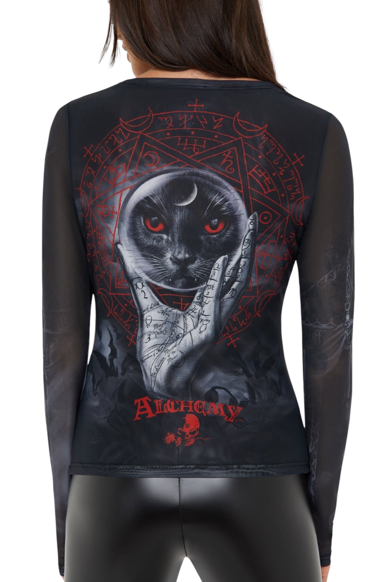 Killstar x Alchemy - Grimalkins Class Mesh Top