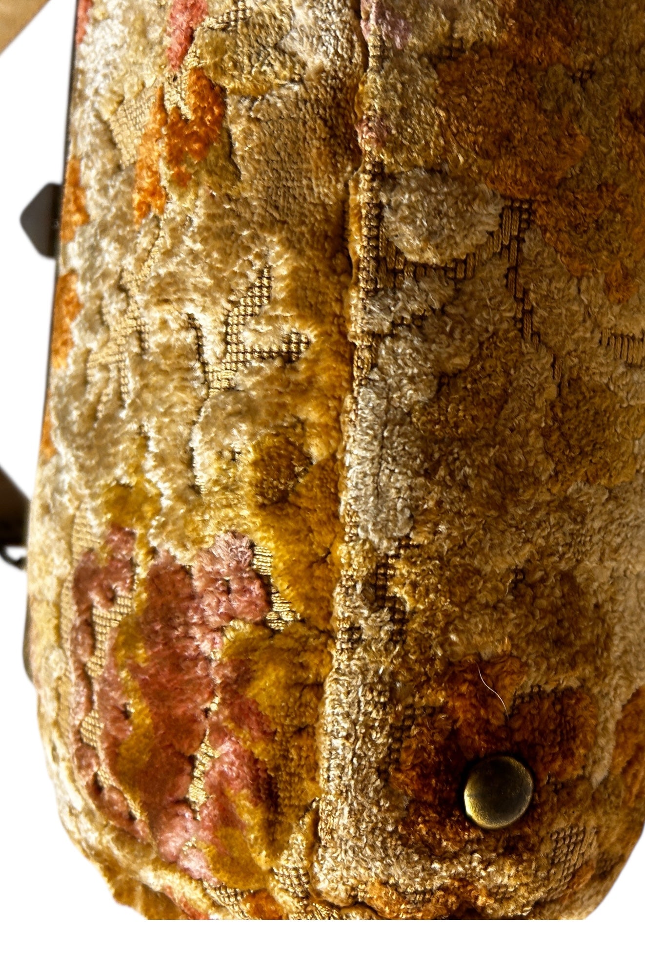 Vintage - Flowers Pattern Carpet Handbag ( Sold AS IS )