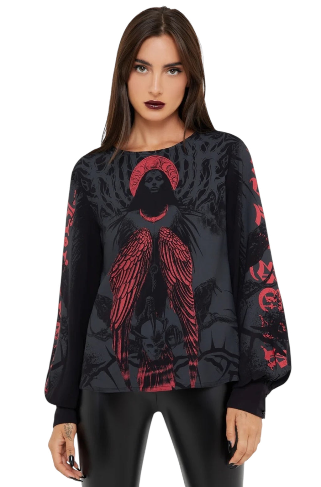Killstar x Alchemy - Mórrígan Moon Long Sleeve Top