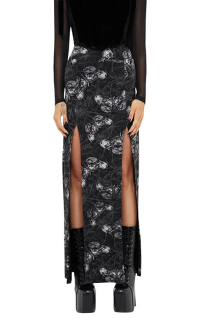 Killstar x Alchemy Gothic - SPIDRASICA’S WEB Maxi Skirt