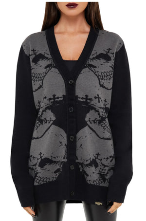 Killstar x Alchemy- Headstone Knit Cardigan
