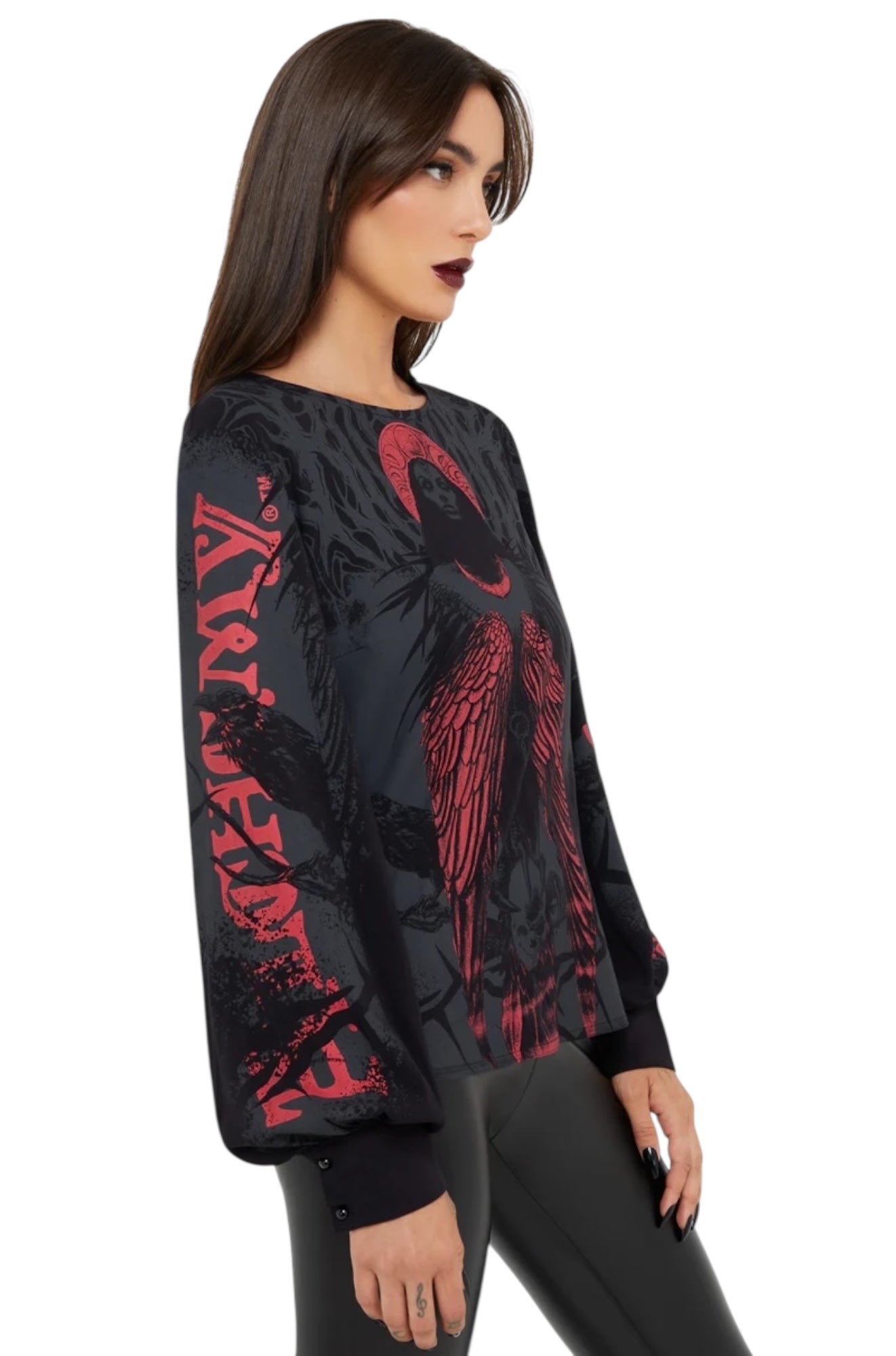 Killstar x Alchemy - Mórrígan Moon Long Sleeve Top