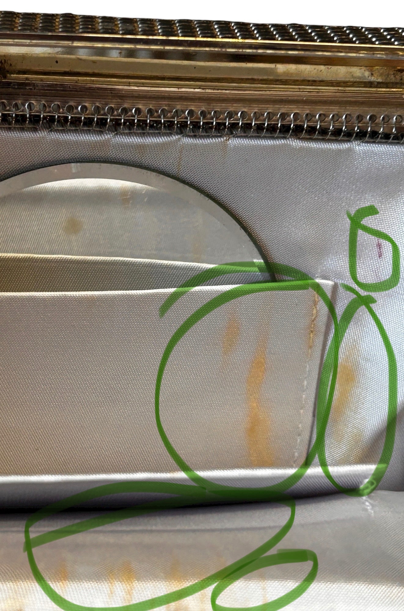 Pre-Owned - Vintage Silver Real Metal Chainmail Clutch