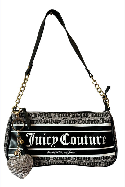 Pre-Owned Juicy Couture Y2K Logo Baguette Bag | Vegan Leather