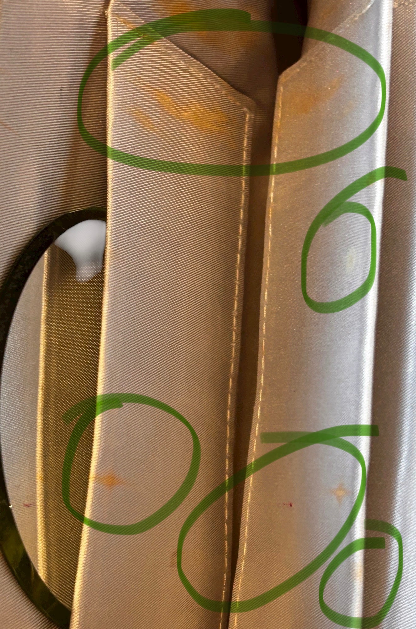 Pre-Owned - Vintage Silver Real Metal Chainmail Clutch