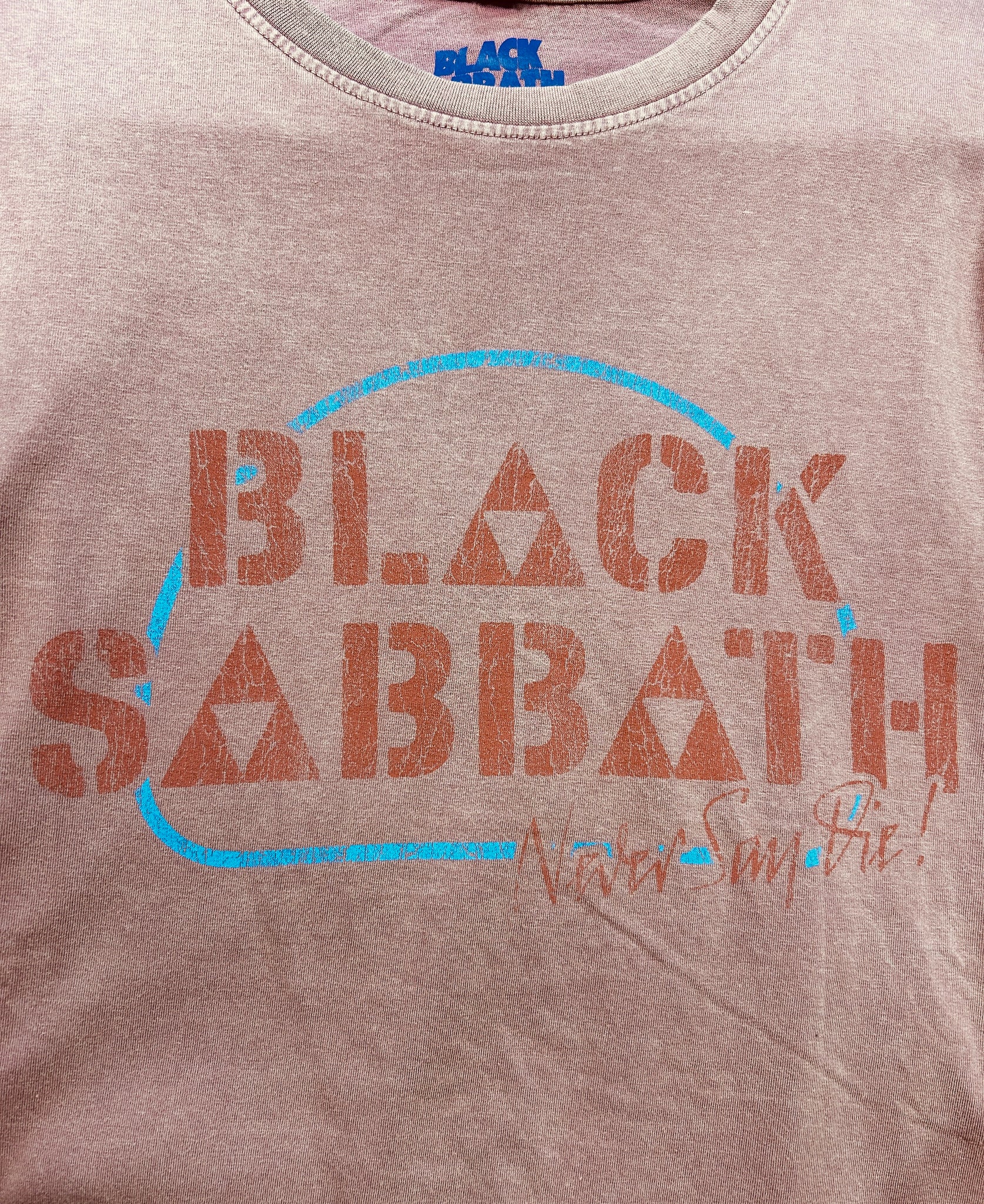 Black Sabbath “Never Say Die” 1978 Tour Stone Wash Unisex Tee