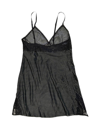 Pre-Owned Victoria's Secret Polka Dot Lace-Trim Tunic – Thirteen Vintage