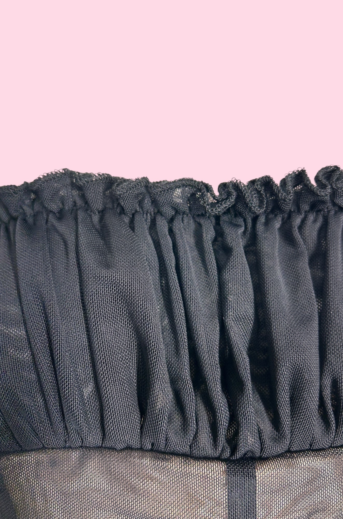 Bella Ruched Bodice Mesh Top
