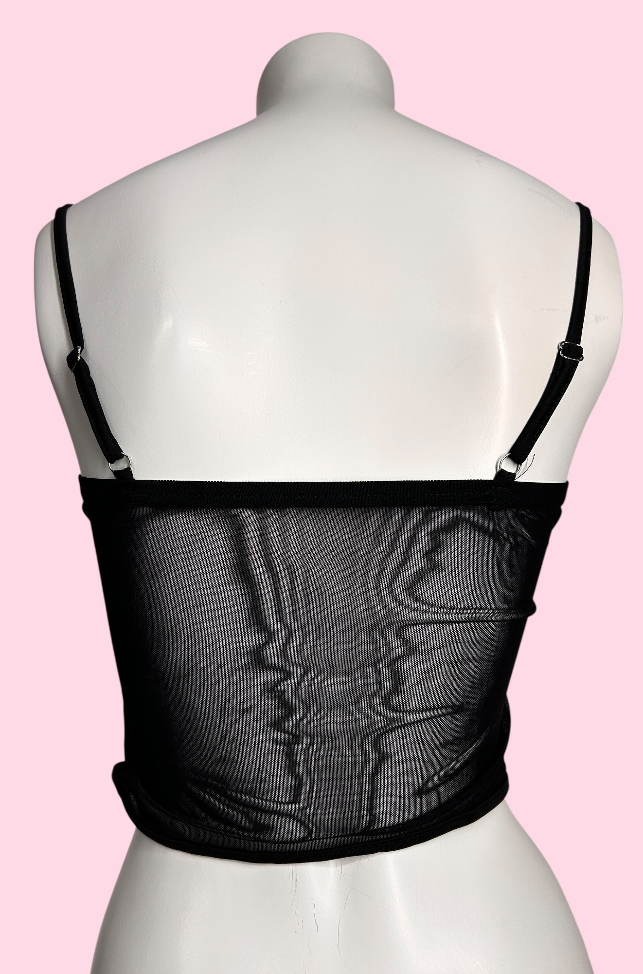 Bella Ruched Bodice Mesh Top