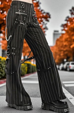 Tripp NYC - Stripe Super D-Ring Pant
