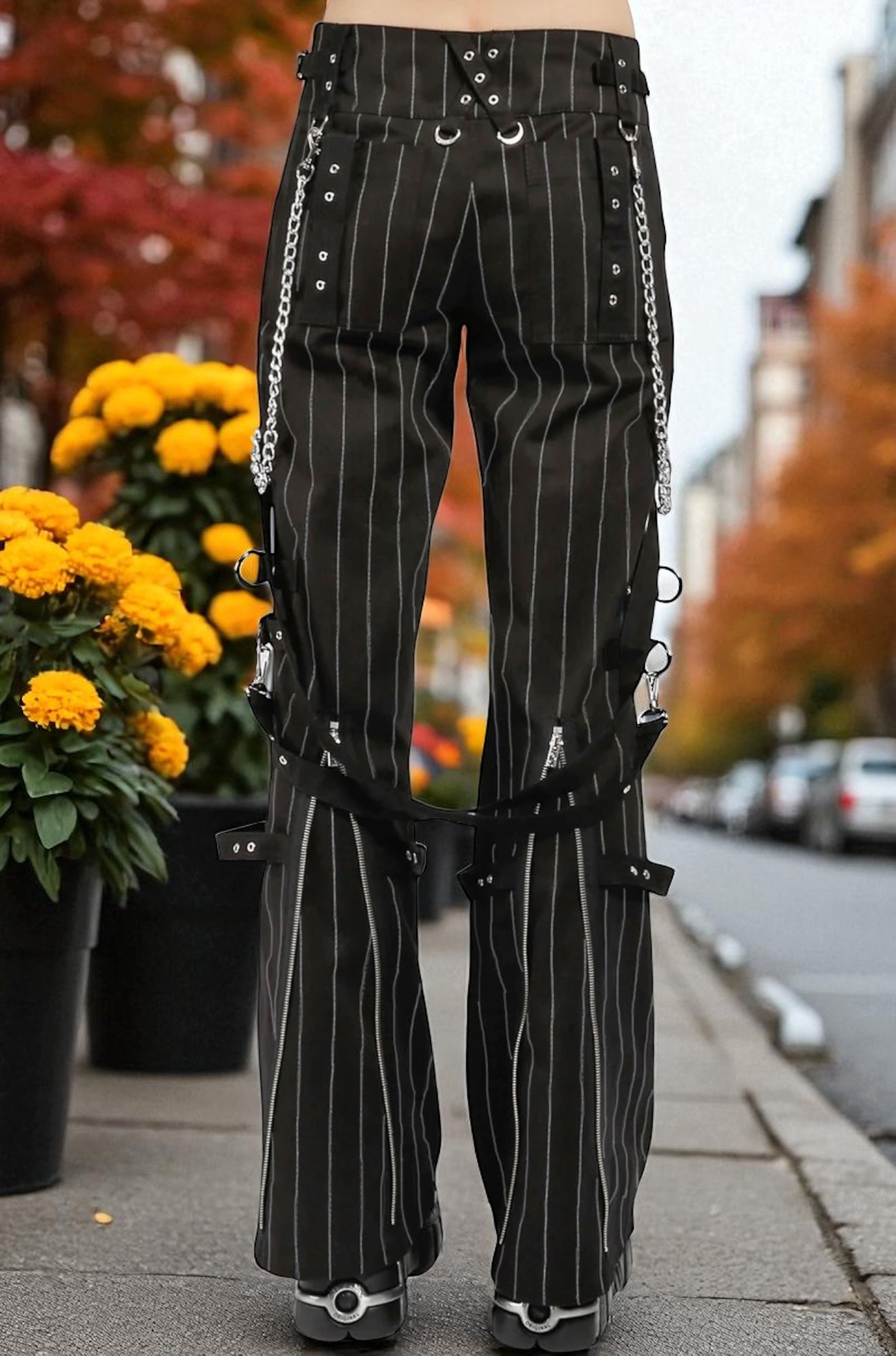 Tripp NYC - Stripe Super D-Ring Pant