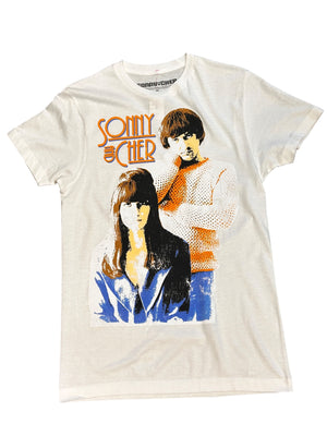 Sonny & Cher Portrait Unisex Tee